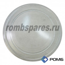 Поддон-тарелка для микроволновой печи D245, стекло без крепления, 49PM006